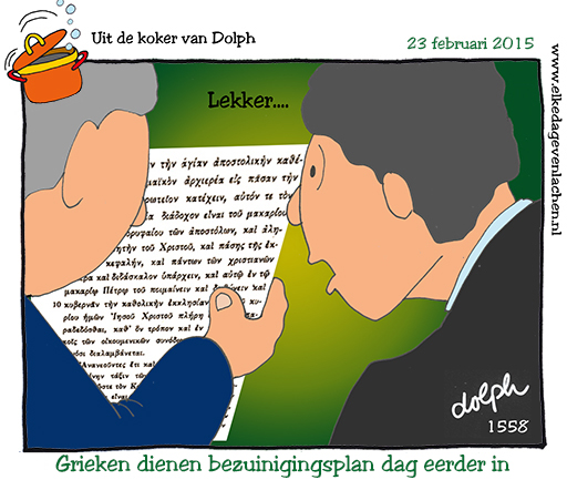 Grieken sturen brief