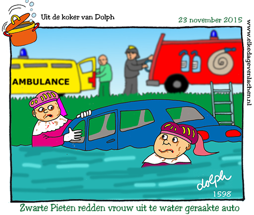zarte pieten redden vrouw