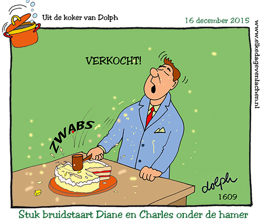 Bruidstaart Diane en Charles