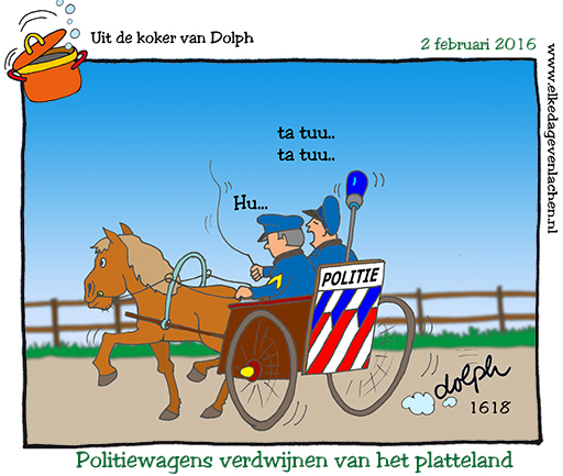 politiewagens platteland