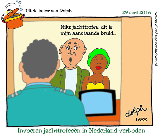 Jachttrofee import verbod