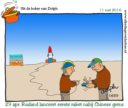 Russische raket nabij China
