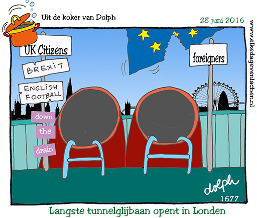 Tunnelglijbaan Londen