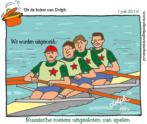 Russische roeiers uitgeroeid