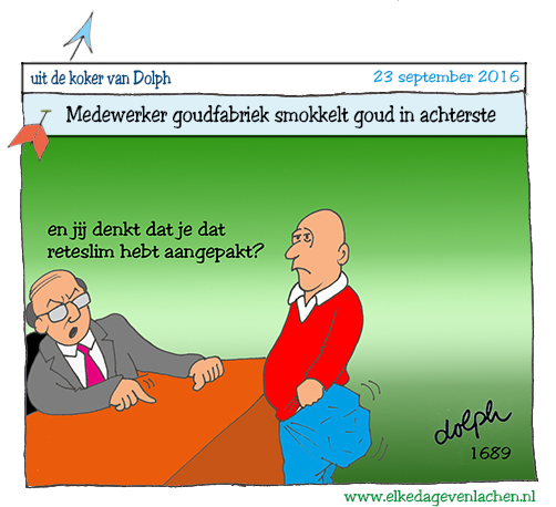 goud in achterste