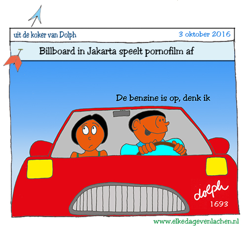 Porno op billboard
