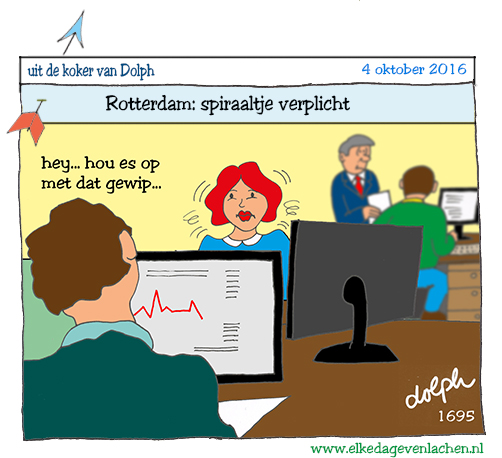 Rotterdam wil spiraaltje verplichten