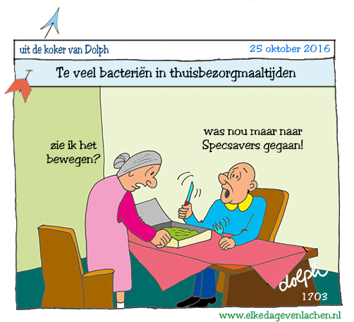 thuisbezorgd eten met bacterieen