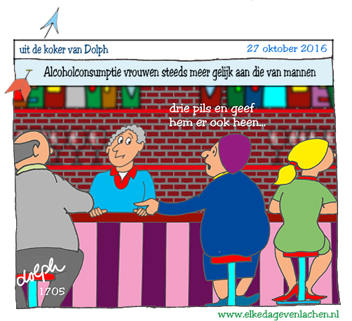 Vrouwen drinken meer