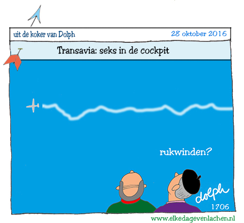 seks in de cockpit van transavia