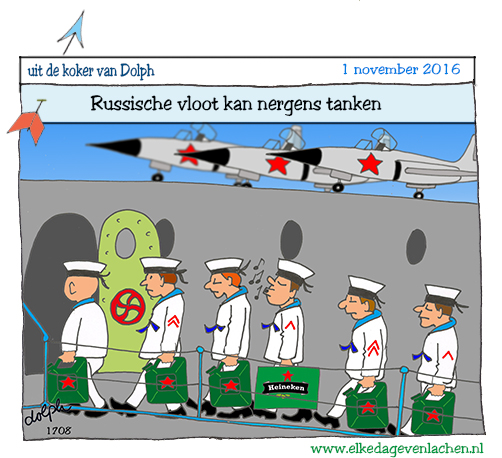 Russische vloot geen brandstof
