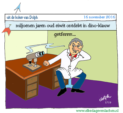 stinkend eiwit uit dino poot