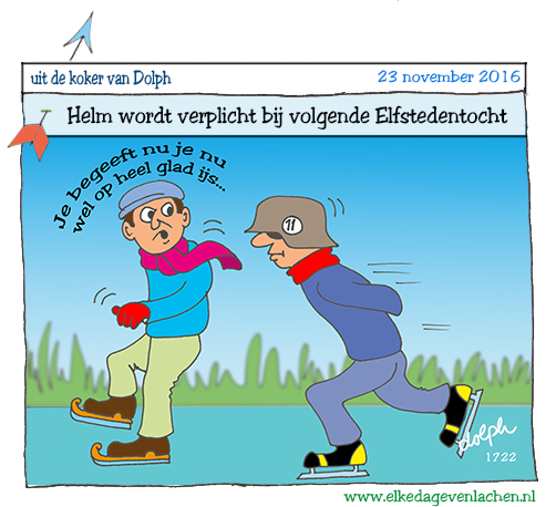 Helm verplicht 11 steden tocht