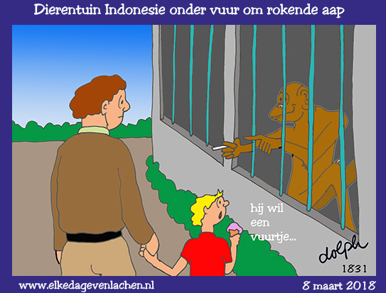 rokende aap