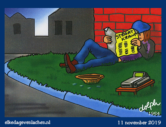 bedelaar straatkrant