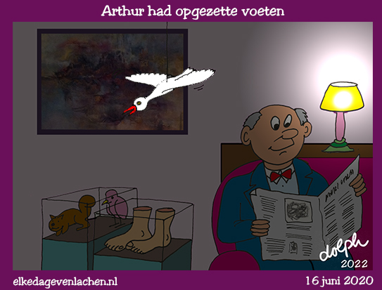 opgezette voeten