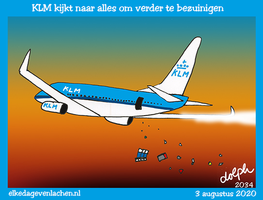 klm bezuinigt