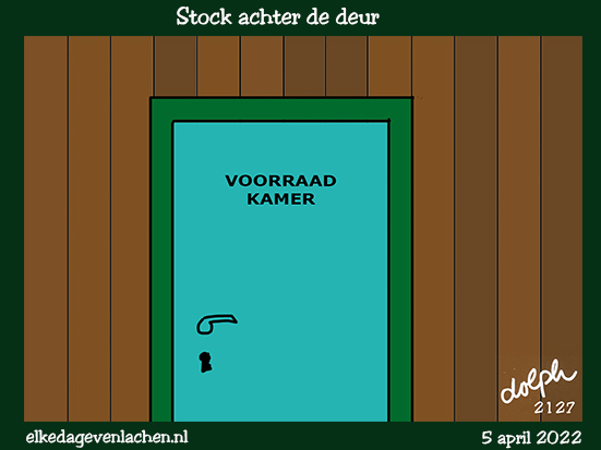 stok achter de deur